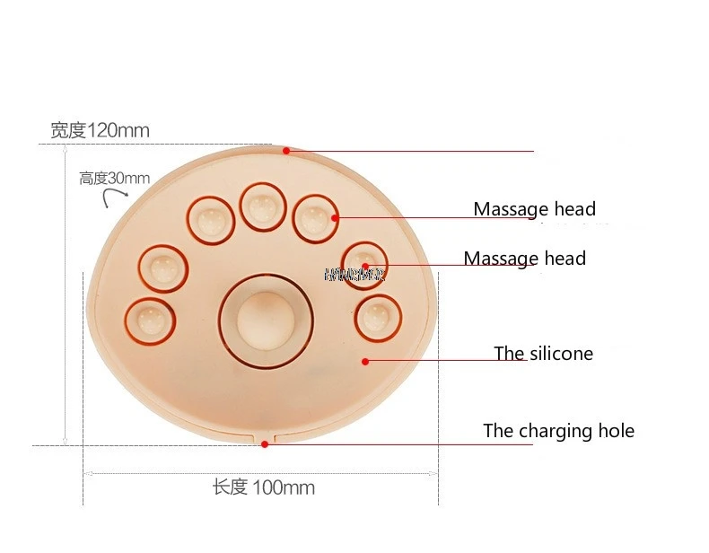 Беспроводной невидимый бюстгальтер, инструмент для увеличения груди, электрический массажер груди, массажер груди