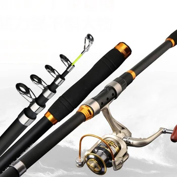 

For fishing FRP Super Hard Sea Rod Black 1.8M/2.1M/2.4M/2.7M/3M/3.6M Wear Resistant Non-Slip Fishing Rod