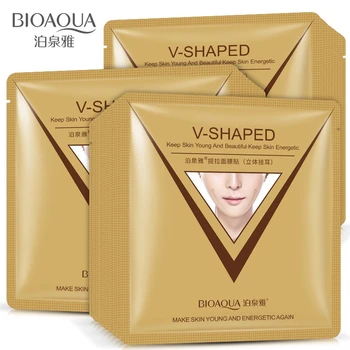 

1 Sheet OEM ODM V-Shaped Face Lifting Facial Mask Slimming Face Sheet Mask Moisturizing Tightening Firming Skin Care Mask