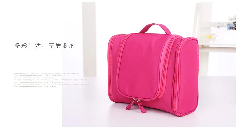 Korean hook double open toiletries Bag Travel Portable big ear toiletries bag toiletries storage bag