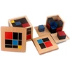Montessori Arithmetic Algebraic Binomial Cube Trinomial Cube Wooden Toys Mathematics Materials for Elementary Wooden Math Toys 1