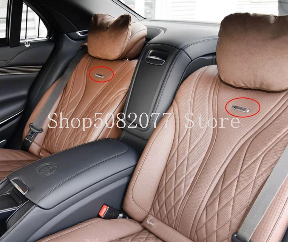 Эмблема на автомобильное сиденье табличка с этикетками для Mercedes Benz AMG Brabus Maybach Toyota