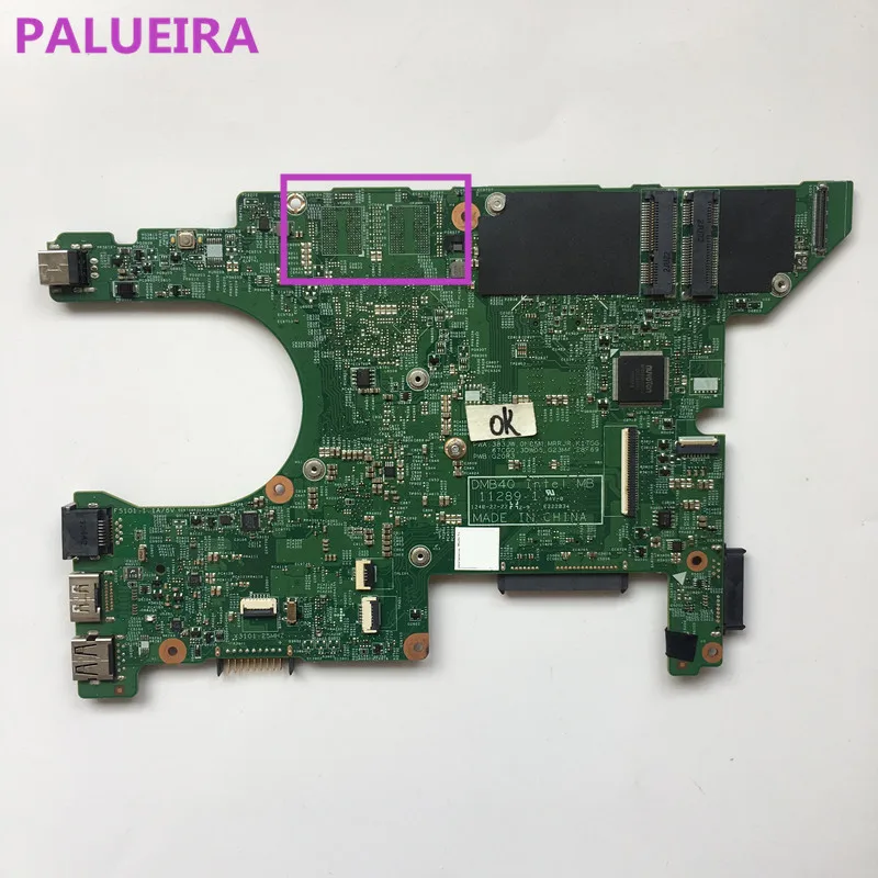 PALUBEIR для Dell Inspiron 5423 материнская плата для ноутбука CN-0383JW 383JW DMB40 11289-1 с процессором I3 материнская плата notbook pc ТЕСТ ОК