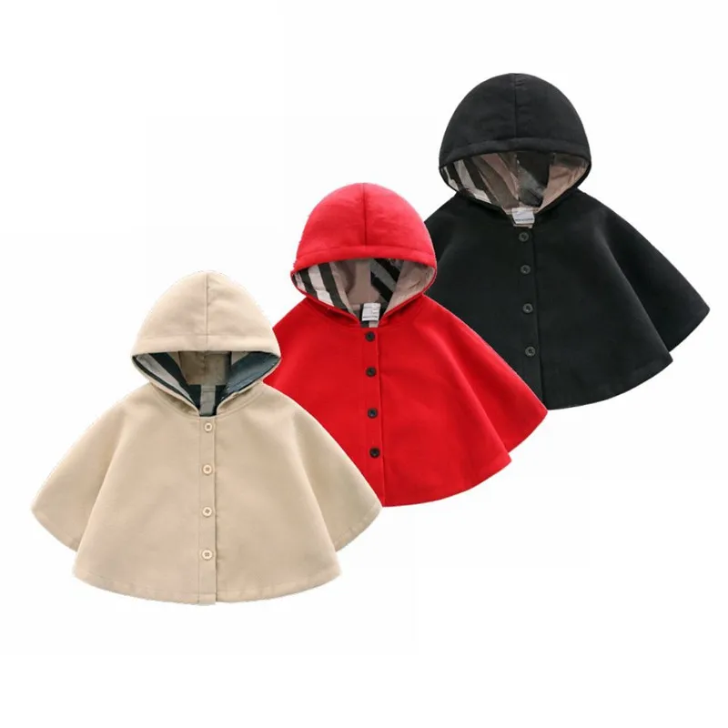 

New Born Baby Girls Children's Winter Coats Jacket Clothes for 0-24 Months Winter 2019 Long Sleeve Spring & Autumn Outwear Cloak