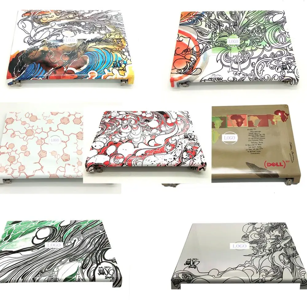 

90% of New For Dell Studio 1735 1737 LCD Back Cover with hinges , cables