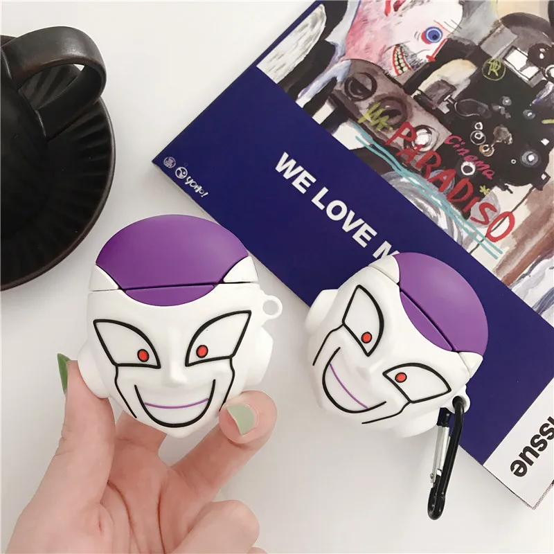 

For AirPod 2 Case 3D Dragon Ball Freeza Cartoon Soft Silicone Wireless Earphone Cases For Apple Airpods Case Cute Cover Funda