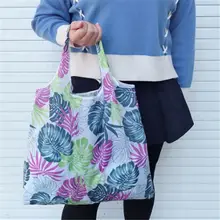 Горячие многоразовые сумки для покупок Женская Складная сумка Портативная ткань эко продуктовый мешок складной большой емкости сумки