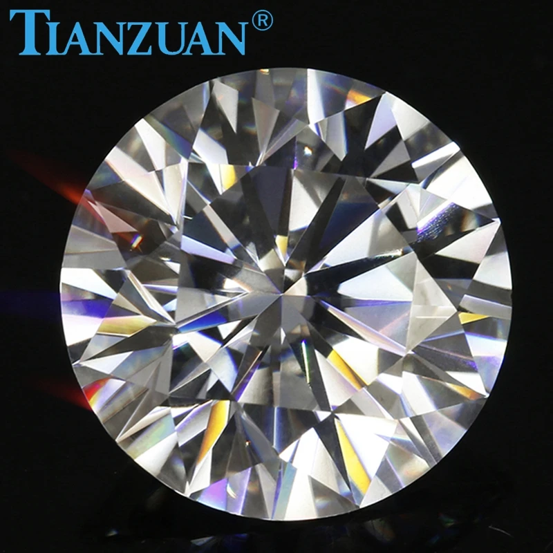 

5mm DF color white Round Brilliant cut moissanite loose gems stone