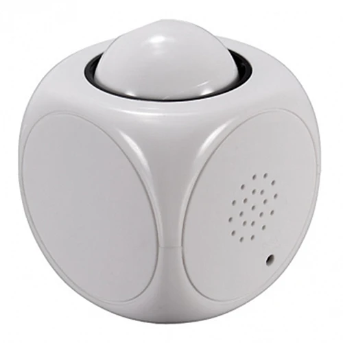 LCD Projector Digital Alarm Clock Voice LED Temperature Multi-function Clock Temperature Living Room Furniture Home Decor
