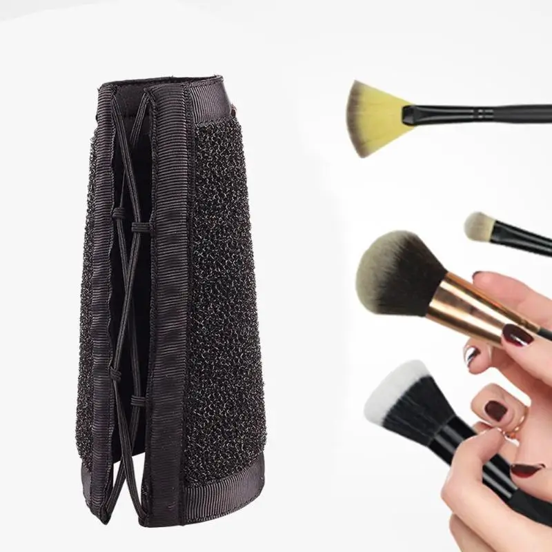 Portable Arm Makeup Brush Cleaner Sponge Eyeshadow Pen Color Remover Quick Color Off Cosmetic Cleaning Tools