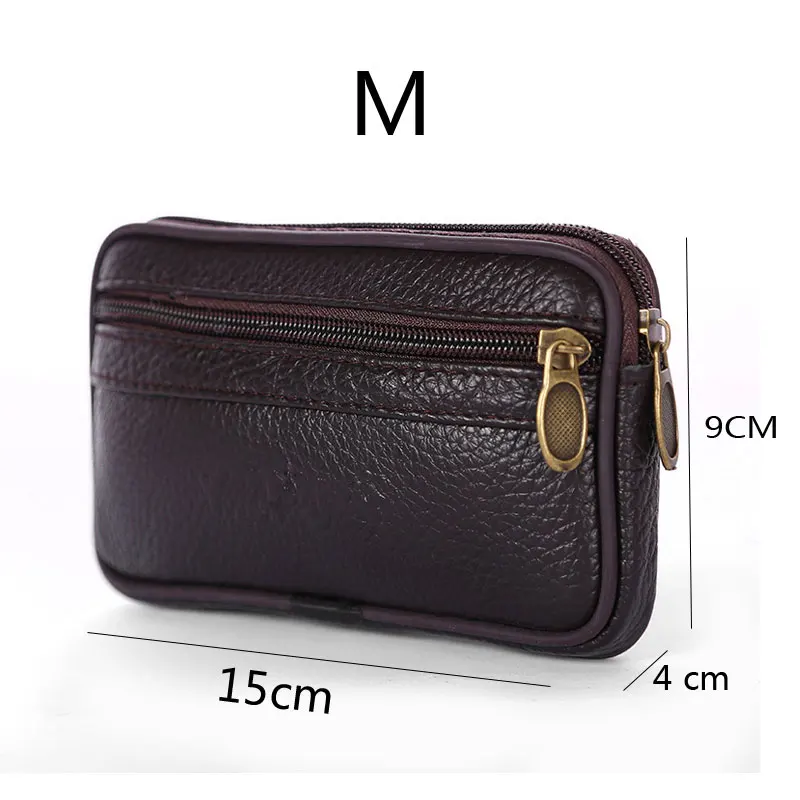 Ретро горизонтальная поясная сумка кошелек, кожаный чехол для samsung Xiaomi HUAWEI откидной кошелек крышка Зажим для ремня телефон сумка для смартфона - Цвет: M