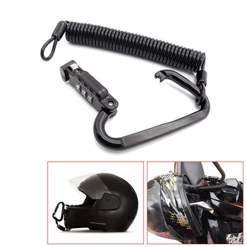 

AUniversal For Motorcycle Helmet Lock Combination Lock with T-Bar Rubber Safe