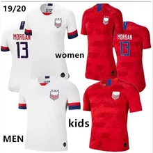 Женская футболка для футбола, футболка для футбола для девочек в американском стиле, женская футболка с 3 звездами MORGAN LLOYD RIPINOE KRIEGER