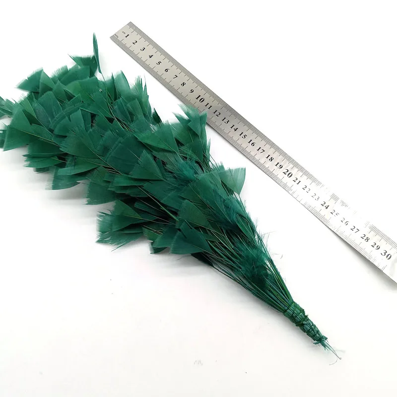 1 Bouquet Turkey Feather FlowerDIY Home Party Headdress Decoration Wedding Plunes for Crafts 25-30 CM/10-12 Inches