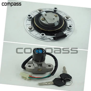 

Ignition Switch Fuel Gas Cap Cover Seat Lock Key Set for Suzuki GS500 2001-2012