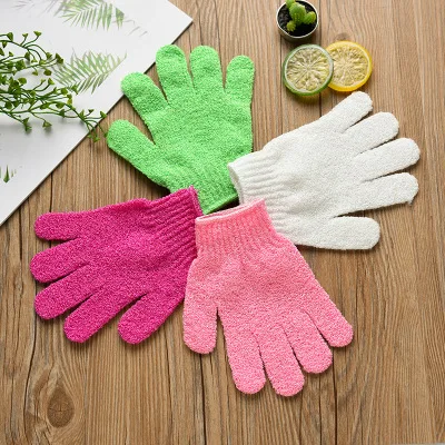 Guantes de baño creativos de 7 colores, 1 Uds., para frotar el barro, guantes para baño, bombas, accesorios de baño