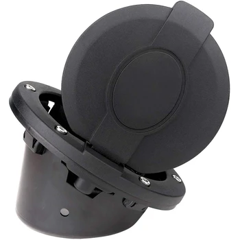 

Gas Cap Cover Black Fuel Door Tank Cover for Jeep Wrangler JK & Unlimited JK Sahara Rubicon Sport 2007-2018