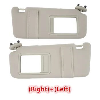 

Left Right Side Sun Visor Tan Beige Fit For Toyota Camry 2007-2011 WithOut Sunroof PP plastic shell Fabric 74320-06780-E0