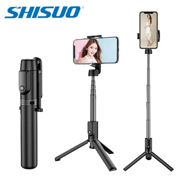 

SHISUO 402 Mini 3 in1 Portable Bluetooth Wireless Selfie Stick Stable Tripod Foldable Monopods IOS Android Phone Watch Movies