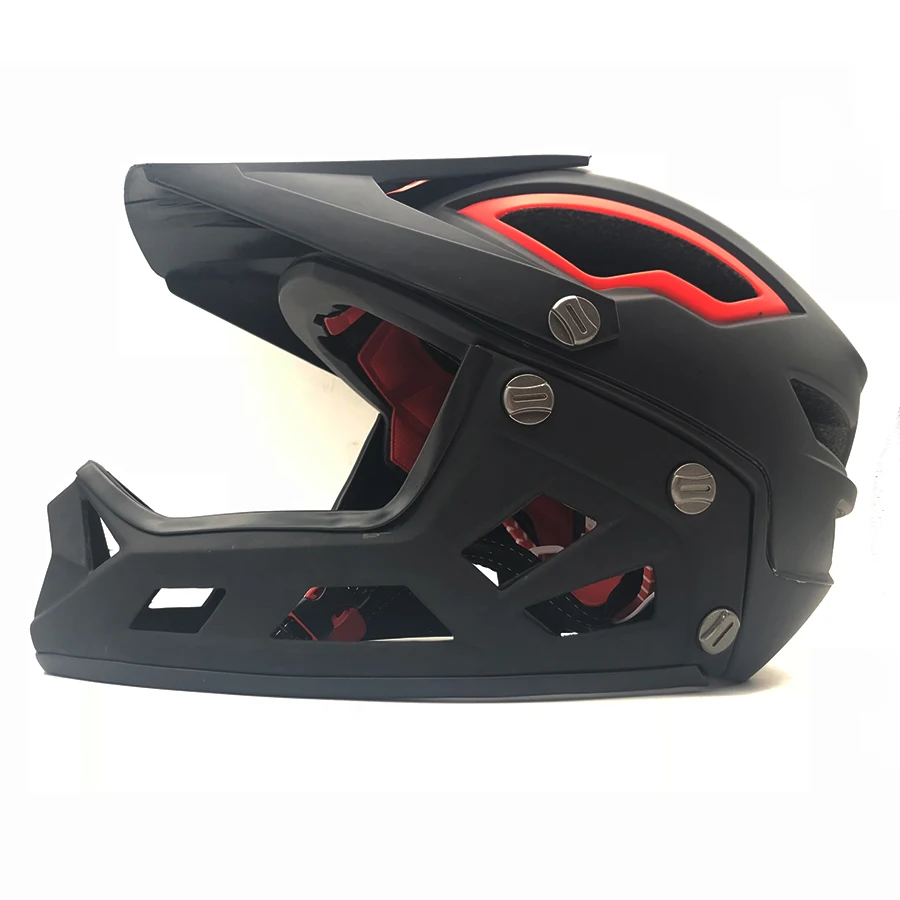 Велосипедный шлем классический мотоциклетный MTB DH гоночный мужской женский велосипедный шлем красный/серый мотоциклетный шлем для мотокросса для взрослых Полнолицевой велосипедный шлем