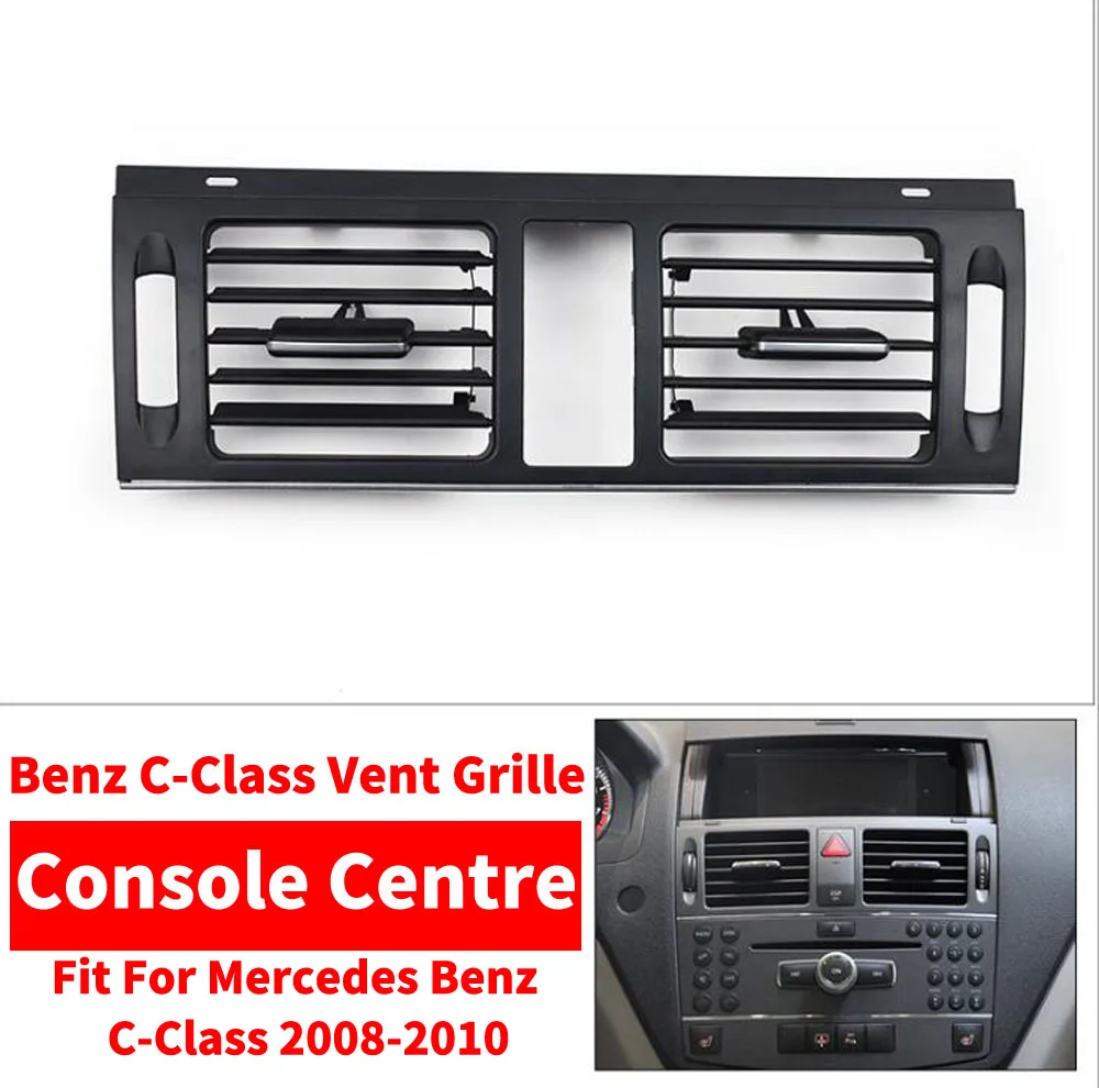 JIABIN Songz Store Car Rear Center Console A/C Air Vent Outlet Grille Panel Cover Fit for Mercedes Benz C/E-Class W204 W207 20483009548R73 Color : Beige