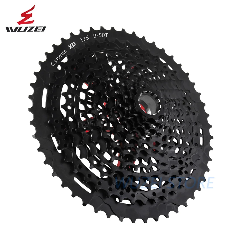 WUZEI 11S 12 S 9-50T кассета Сверхлегкий Freewheel 11/12 скорость горный велосипед маховик Радуга 375g совместим с XD k7