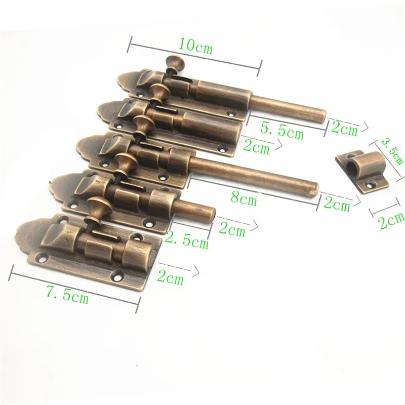 Old-Style Latch Door Lock Bolt Color : 18cm Believe in yourself Door Bolt Without Lock Antique Pure Copper Latch