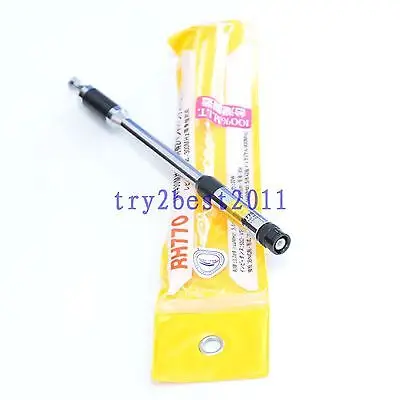 

DHL/EMS 5 Sets*Antenna RH770 BNC plug pin dual band 144/430MHZ for Icom Vertex MOTO+ Radio -C1