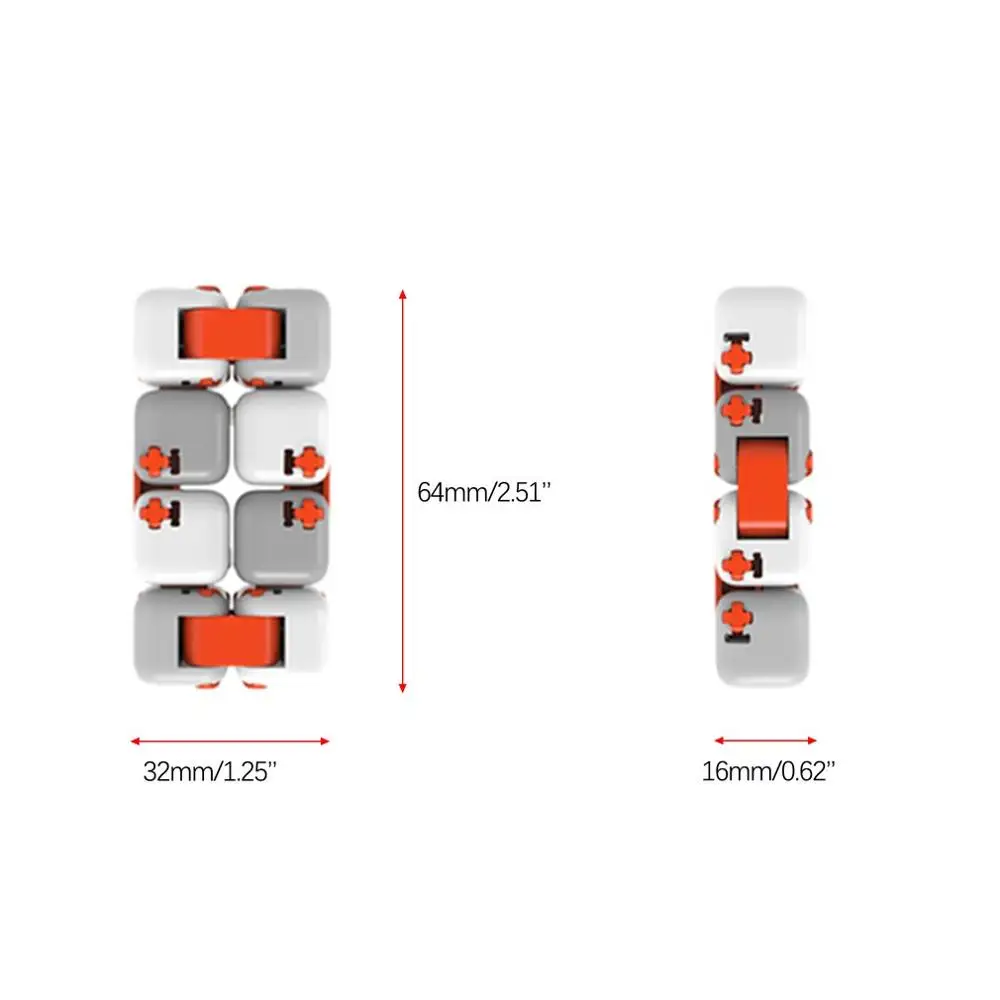 Оригинальные Xiao mi tu пальчиковые кубики mi строительный блок Spinner Intelligent Finger игрушки портативные умные игрушки подарок для детей