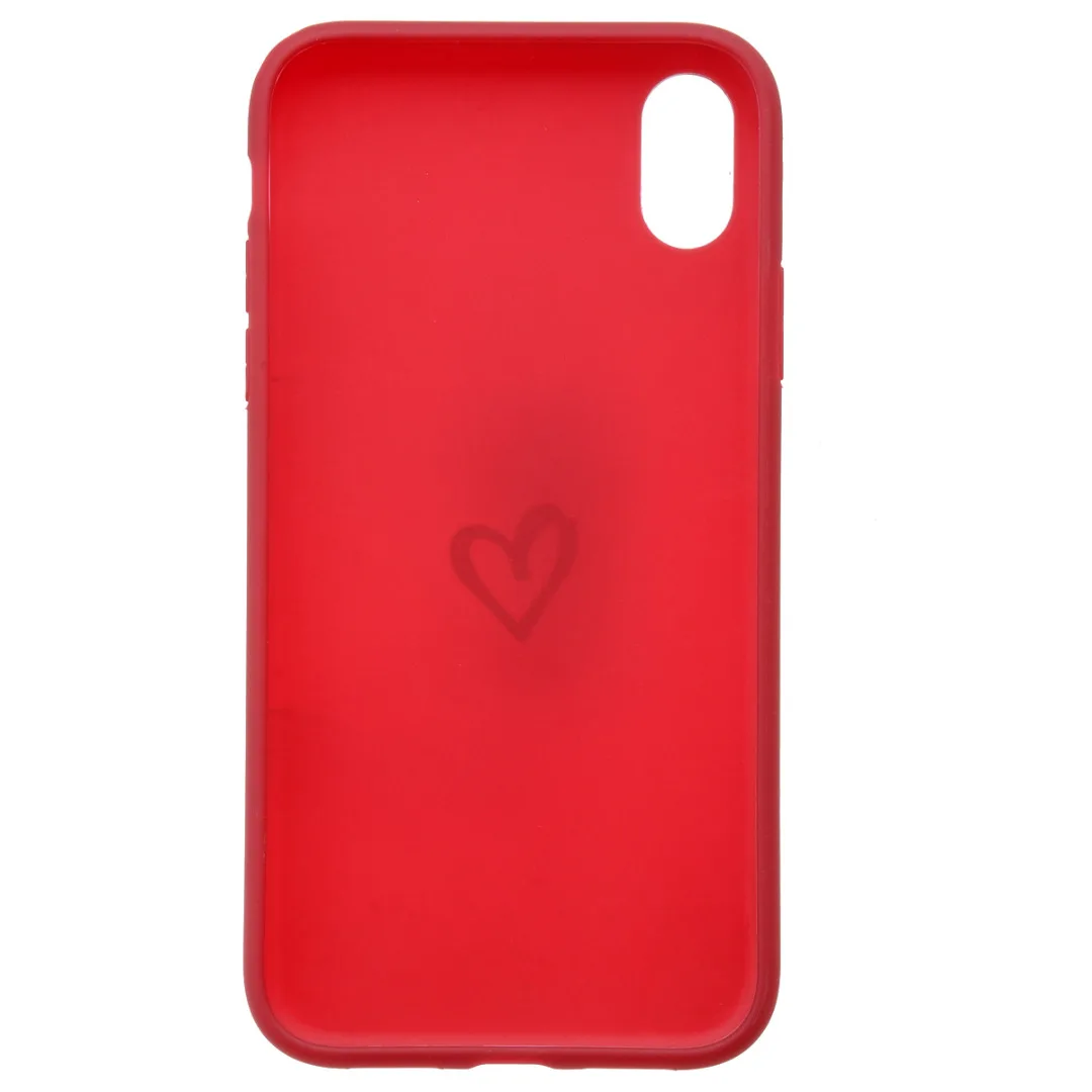 Phone Case For iphone XR X 6 6 s 7 8 plus Cute Simple Love Heart Shockproof Soft TPU Case Cover For iPhone X XS Max XR Fundas