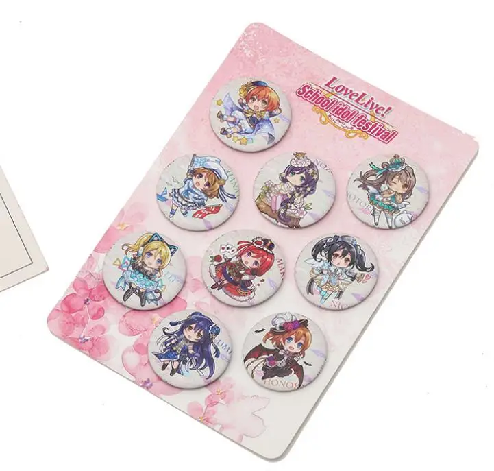 8 шт./компл. Аниме Хацунэ Мику Cardcaptor Sakura lovelive значок косплея шпильки коллекция Значки для рюкзак Одежда Игрушка в виде фигурки