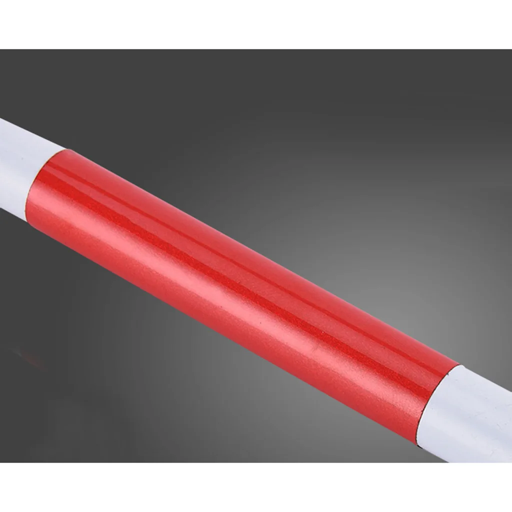 Aluminum Mobility Folding Cane for Vision Impaired and Blind People with Wrist Strip & Reflector (Fold into 4 Section) Anti Skid