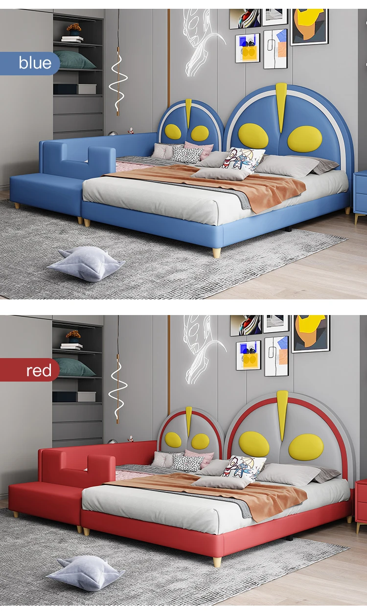 سرير الاطفال ازرق