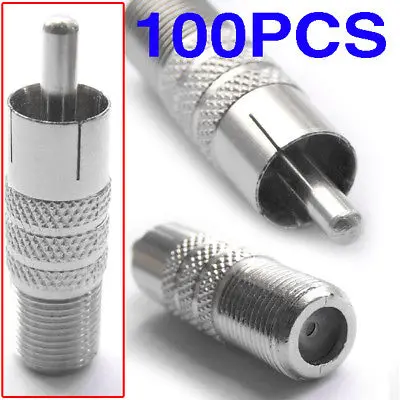 DHL/EMS 500 шт F Женский RCA штекер коаксиальный для кабеля CCTV adapters-A8