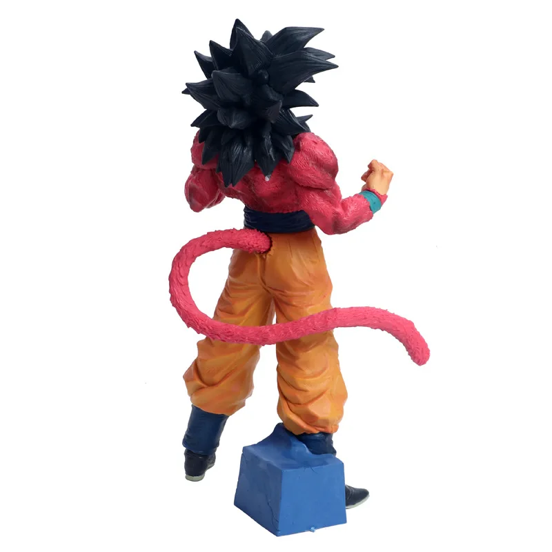 Аниме Dragon Ball QLZ супер мастер звезды кусок Супер Saiyan 4 Goku фигурка экшн Сон Гоку щетка ПВХ Коллекционная модель игрушки
