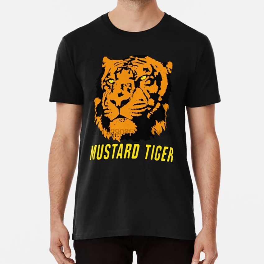 mustard tiger shirt