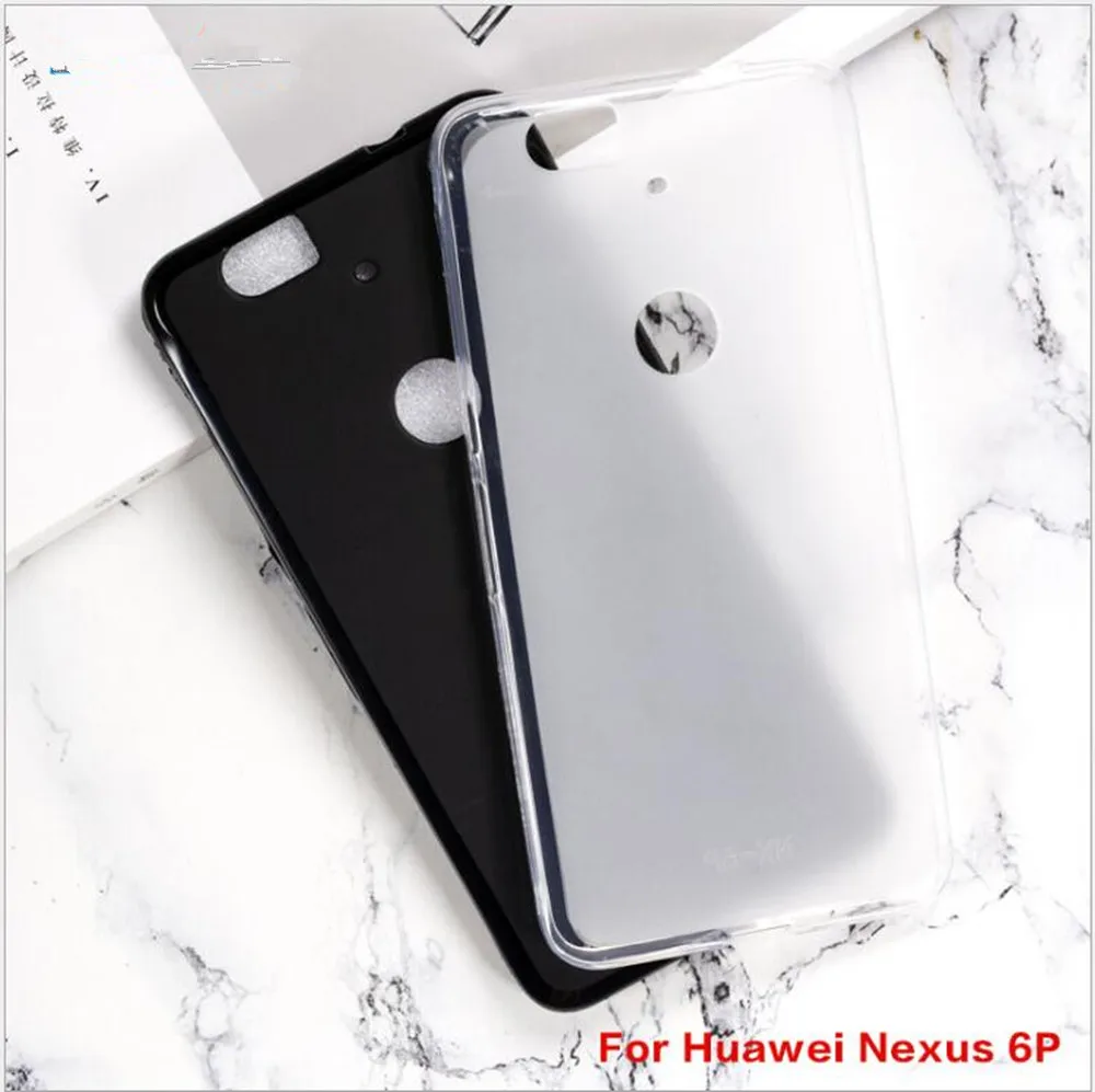 Чехол-накладка для Huawei Nexus 6P силикон ТПУ матовый черный | Мобильные телефоны и