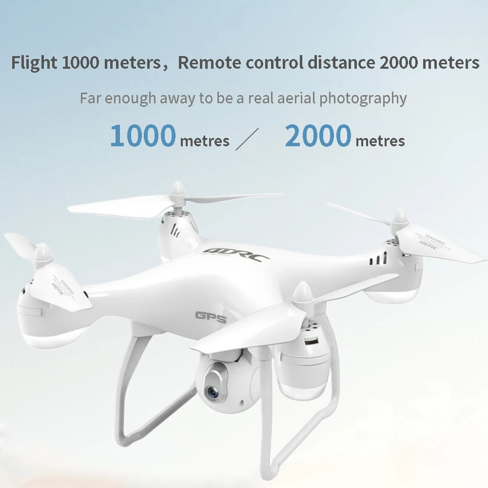  4DRC Weiß FPV Kamera Professionelle Weitwinkel Fernbedienung Quadcopter Smart Praktische GPS Naviga