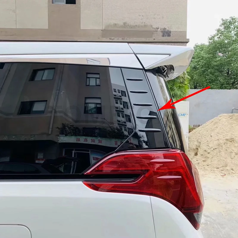 TOMEFON для Toyota Alphard Vellfire C столб задняя колонна оконная дверь Гальваническое украшение крышка отделка SS