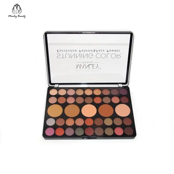 

41 Earth Colors Matte Eyeshadow Palette Pigments Makeup Shimmer Eye Shadow Powder Contour Cosmetic Set