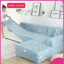 New Corner Sofa Cover Elastic Couch Cover for Sofa Sectional L Shaped Sofa Cover Chaise Longue Stretch Sofa Slipcover L shape