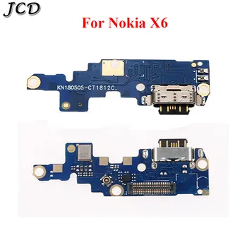 

JCD For Nokia X6/ 6.1 Plus TA-1099/1103 Type-C USB Charging Port Charger Dock Antenna Connector Mic Flex Cable Circuit Board