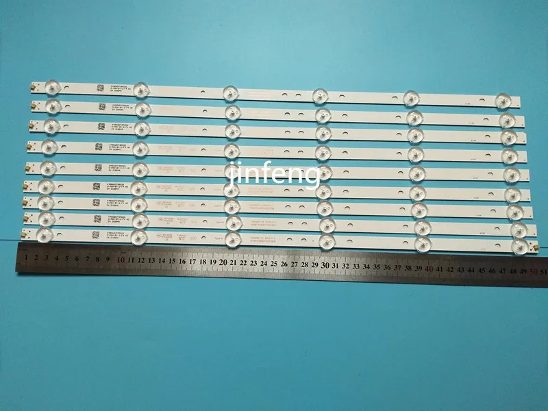 1 Набор = 9 штук светодиодных лент для подсветки forTCL LE49D88UD K490WD7 A2 4708 K490WD