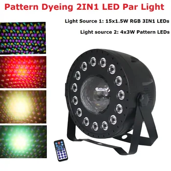 

LED Disco Light Stage Lighting Effect 15X1.5W LED Par Light Dj Crystal Magic Ball Lights Christmas Decorations For Home Party