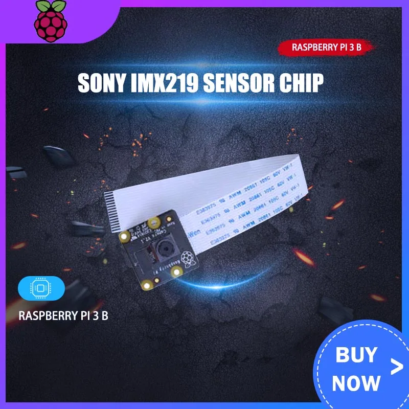 Официальный модуль камеры Raspberry Pi 3 B + V2 ночное видение с чипами датчиков Sony IMX219 8