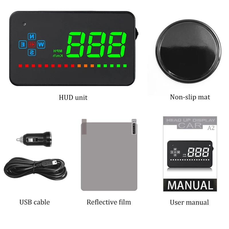 HUD 3.5 ġ GPS ڵ   ÷ ӵ ˶ ħ    ӵ, HUD via GPS  ڵ HUD ÷