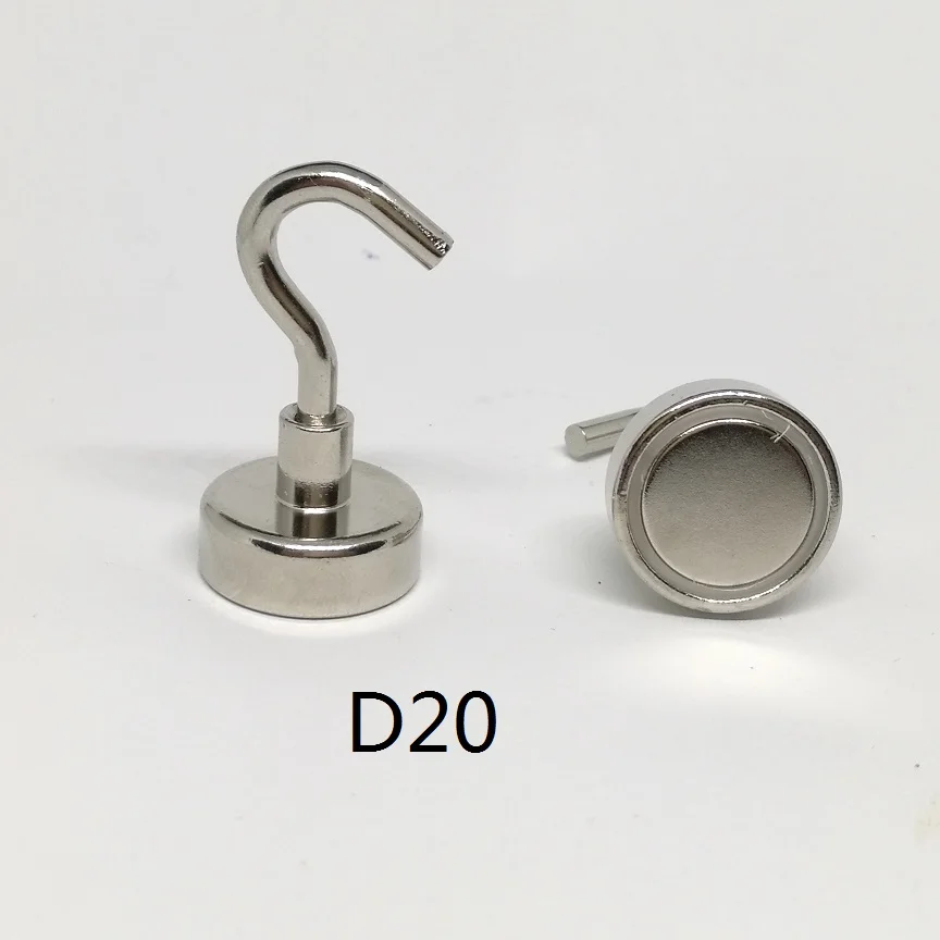 N42 Magnetic Fishing Hooks Strong Neodymium MAGNET Holder NdFeB Pot Magnet Dia 16mm-60mm