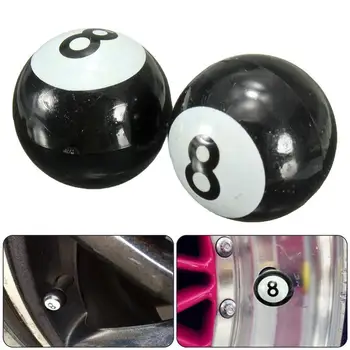 

Stylish Creative 4Pcs Ball Shape Car Tire Stem Air Val-ve Dustproof Caps Protector Decoration