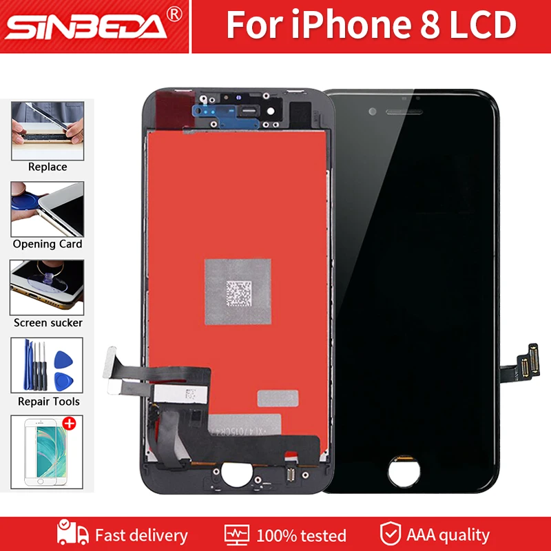 

LCD screen for iPhone 8 A1863 A1905 A1906, with 3D Touch screen digitizer, replacement