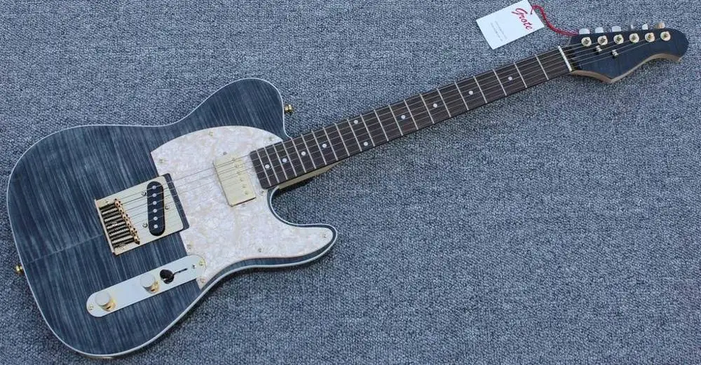Grey tele guitar KSG пользовательские Гитары Полу полый корпус электрогитары с f отверстие китайский Электрический магнитный замок для гитары изготовленная на заказ электрическая гитара - Цвет: Grey tele guitar